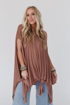 The Wren Tunic - Olive | Three Bird Nest Slouchy Summer Loungewear Tops, Chic Slouchy Tops For Spring, Trendy Batwing Sleeve Top For Summer, Trendy Summer Tops With Batwing Sleeves, Oversized Tunic Tops For Day Out, Oversized Brown Summer Tops, Oversized Versatile Top For Summer, Oversized Summer Tops With Versatile Style, Oversized Versatile Summer Top