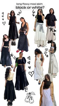 #SkirtOutfits #FashionInspo #StyleDiaries #OOTD #FashionBlogger #SkirtStyle #ChicFashion #StreetStyle #CasualOutfit #Fashionista #TrendyLooks #SkirtSeason #WardrobeGoals #FashionLover #InstaFashion Long Flowy Skirt Outfit, Flowy Skirt Outfit, Long Black Skirt Outfit, Black Maxi Skirt Outfit, Cut Outfits, Black Skirt Outfits, Looks Pinterest