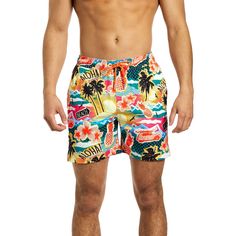 Immerse yourself in tropical vibes with these ultimate summerly shorts, and the sun will start shining in no time. Whether you're a festival addict or going on a holiday to a tropical island, Aloha Hero is all you need to look and feel cool... Tropical Swimwear With Built-in Shorts For Poolside, Bottoms With Built-in Shorts For Beach Party, Tropical Swim Trunks With Built-in Shorts, Tropical Swim Trunks With Built-in Shorts For Poolside, Tropical Swim Trunks With Built-in Shorts For Beach Season, Hawaiian Swimwear With Built-in Shorts For Vacation, Hawaiian Bottoms With Built-in Shorts For Beach Season, Tropical Swimwear With Built-in Shorts, Tropical Swimwear With Built-in Shorts For Beach Season