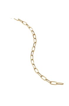 18-karat gold. Lobster clasp closure. Bracelet, 4mm. Made in Italy. Gold Chain Bracelet, 18k Gold Chain, Gold Bracelet Chain, Yellow Gold Chain, David Yurman, Bracelet Designs, Chain Bracelet, Gold Chain, Lobster Clasp