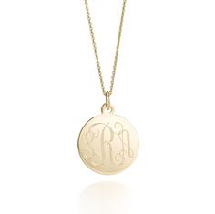 SOPHIA MEDALLION NECKLACE - GOLD PLATED