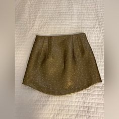 Zara Gold Jacquard Mini Skirt Size Small New With Tags Never Been Worn. Textured High Waisted Curved Hem Zara Skort, Layered Mini Skirt, Skirt Top Set, Satin Mini Skirt, Zara Gold, Blue Tweed, Purple Skirt, Floral Mini Skirt, Zara Skirts