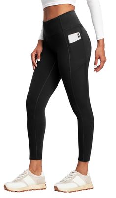 PRICES MAY VARY. Non-See-Through & Better Fits: Heathyoga leggings with pockets for women are made from premium non-see-through and 4-Way Stretchy fabric, offering you a long-lasting and comfortable performance. The breathable fabric of leggings for women feels silky smooth against the skin, they can quickly wick moisture away from the skin, keeping you dry all the time. 2 Side Pockets & Inner Pocket: Heathyoga womens leggings with pockets can hold your telephone, wallet and sweat towel so that Leggings With Side Pockets, Yoga Leggings Outfit, Thrift List, Sweat Towel, High Waisted Leggings Workout, Perfect Leggings, Yoga Pants With Pockets, High Waist Yoga Pants, Leggings With Pockets