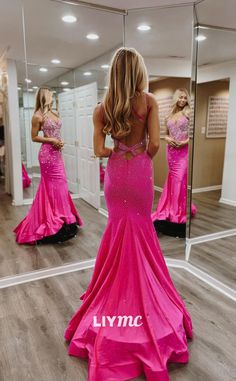 Satin Long Prom Dress, Beaded Corset, Formal Prom Dresses Long, Dress Tight, Prom Dress Styles, Prom Dress Inspiration, Pink Prom, Beaded Prom Dress, Cute Prom Dresses