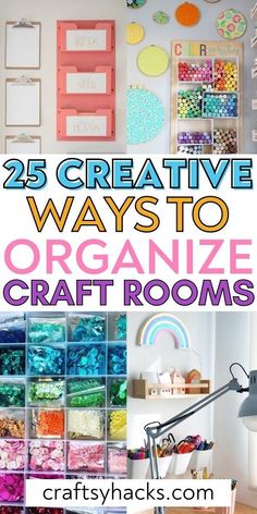 25 creative ways to organize craft rooms