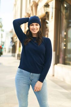 Women's Cashmere $79 Essential Set Navy - Gobi Cashmere