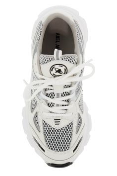 The Axel Arigato Marathon Runner sneakers feature a panelled upper made of LWG certified leather and mesh protected by PU transfer. They also have reflective ribbon details, a TPU logo patch on the tongue, side lettering logo, fabric lining with removable insole, and a thick thermoplastic rubber sole. Composition: 60%leather, 40%PL Axel Arigato Marathon Runner, Axel Arigato Shoes, Marathon Runner, Marathon Runners, Axel Arigato, Lettering Logo, Luxury Sneakers, Sneakers Grey, Pumps Flat