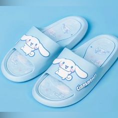 Nip Sanrio’s Cinnamoroll Slides/Sandals Size 40-41 Kawaii White Sandals For Summer, White Kawaii Sandals For Summer, Cute Non-slip Slide Flip Flops, Cute Slip-on Slippers For Summer, Cute Open Toe Synthetic Slippers, Cute Non-slip Slides For Beach, Cute Non-slip Slides For The Beach, Playful White Slippers For Summer, Cute Round Toe Slippers For Vacation