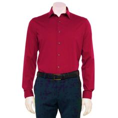 Fashion Forward. Make A Stylish Statement In This Men's Apt. 9 Button-Down Shirt Featuring A Slim-Fit Design. Product Features Heiq Smart Temp Helps Maintain Core Body Temperature Stretch Fabric Wrinkle-Resistant Fabric Spread Collar Long Sleeves Slim Fit 97% Cotton, 3% Spandex Color: Crimson Red Machine Wash Imported Sizes Available: 15.5" X 32/33 16.5" X 34/35 16" X 32/33 Fitted Red Button-up Dress Shirt, Red Slim Fit Button-up Tops, Red Slim Fit Button-up Shirt, Red Slim Fit Shirt With Button Closure, Red Button-up Dress Shirt For Semi-formal Occasions, Red Slim Fit Shirt, Red Button-up Dress Shirt For Semi-formal, Red Semi-formal Button-up Dress Shirt, Red Slim Fit Shirt For Semi-formal Occasions