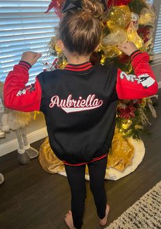 Customized Kids Letterman Jacket, Personalized with your kid's name and youth sports team, accomplishments, and a great keepsake. It makes an excellent gift for your little sports-loving Kiddo.  ⭐️ Handmade Personalized Keepsake ⭐️ 🧡Custom Youth Letter Jacket 🧡Perfect gift for your favorite little sports loving kiddo $85 Standard Order Includes  * Letter/Mascot Patch In School Colors on chest * Child's Name  * Last Name on Back  * Graduating Class Year on Sleeve  * 2- Custom Sports Patches  * Diy Letterman Jacket, Jacket Customized, Custom Varsity Jackets, Letter Jacket, Sweatshirt Style, Youth Sports, Letterman Jacket, School Colors, Baseball Jacket