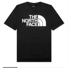 Nwt The North Face Half Dome Short Sleeve Tee | Size: Large | Color: Black Casual, Standard Fit Tee Shirt With The Signature The North Face Logo Screen-Printed On The Front And Back, Ideal For Layering Or Wearing On Its Own. Made With Set-In Sleeves And A Ribbed Collar. 100% Cotton Water-Based Screen Printed Logo Circular Design For Recycling Purposes Ships Within 24 Hours And I Am Open To Offers! The North Face Relaxed Fit Top For Streetwear, The North Face Cotton Graphic Tee, The North Face Crew Neck Top With Letter Print, The North Face Letter Print Streetwear Tops, The North Face Graphic Print Tops For Streetwear, The North Face Black Crew Neck T-shirt, Black The North Face Crew Neck T-shirt, Black Crew Neck T-shirt By The North Face, The North Face Black Casual T-shirt