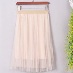 Vintage Elastic High Waist Elegant Midi Pleated Mesh Tulle Skirt

Waist:60cm-90cm.Length:65cm
Waist:60cm-90cm.Length:65cm



NOTE:
1. Please strictly follow the size chart to select the size. Do not select directly according to your habits.
2. The size may have 2-3cm differs due to manual measurement. Please note when you measure. Summer Skirts, Vintage Summer, Dress Length, Tulle Skirt, Knee Length, Casual Dresses, Ballet Skirt, High Waist, The Selection