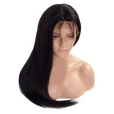 MVNSFEW Weave Ponytails for Women Natural Brazilian Full Lace Human Hair Wigs Glueless Full Lace Front Wig 1 PC Wig Size: One Size.  Color: Black. Wet And Wavy Hair, Full Lace Front Wigs, Hair Unit, Weave Ponytail, Shampoo Hair, Short Curly Wigs, Natural Wigs, Frontal Closure, Wig Stand