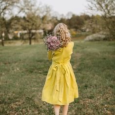 Linen kimono dress. Made to measure 🌺 Yellow Fitted Linen Dress, Fitted Yellow Linen Dress, Yellow Linen Dress For Spring, Boho Dress Casual, Yellow Linen Dress, Casual Dress Midi, Eco Friendly Dress, Linen Wedding Dress, Loose Kimono