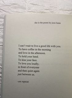 an open book with a poem written in it