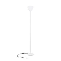 a white floor lamp on a white background