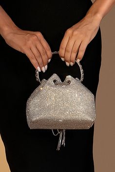 Lachlan Diamond Fringe Bucket Bag Luxury Gift Bucket Bag In Rectangular Shape, Luxury Handheld Bucket Bag For Evening, Luxury Formal Handheld Bucket Bag, Luxury Handheld Bucket Bag For Formal Occasions, Party Evening Bag With Detachable Handle, Bucket Shape, Party Bucket Evening Bag With Detachable Handle, Glamorous Bucket Evening Bag, Elegant Top Handle Bucket Bag, Elegant Formal Bucket Bag With Detachable Handle