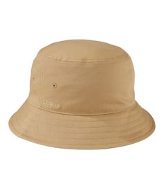 With classic bucket hat styling and cool, lightweight cotton fabric, this will be your go-to companion all summer long. Slightly Fitted. Shell is 100% cotton twill. Sweatband is 60% polyester/40% CoolMax® polyester mesh. Handwash, dry flat. Classic bucket hat styling. Brim is just the right width to keep the sun out of eyes without impairing your vision. Imported. | Adults' Cotton Bucket Hat Beige Cotton Bucket Hat With Short Brim, Beige Cotton Bucket Hat For Outdoor, Beige Canvas Bucket Hat For Summer, Summer Beige Canvas Bucket Hat, Summer Canvas Cap, Casual Beige Canvas Bucket Hat, Classic Cotton Bucket Sun Hat, Classic Cotton Bucket Hat, Casual Lightweight Cotton Bucket Hat