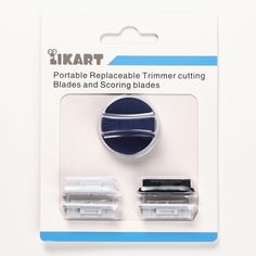 two pieces of sewing supplies are packaged in the package for use on projects like quilting