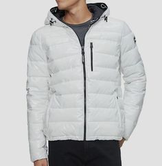 $250 Calvin Klein Men's White Full-Zip Hooded Down Puffer Coat Jacket Size XXL Description Calvin Klein white hooded down puffer coat jacket Front zip closure Attached hood Attached logo on the sleeve Machine washable Shell;lining:Nylon and fill:Polyester About Us We sell only 100% authentic clothing from new with tags to gently used. We have a 100% authentic or money back guarantee on every item we sell. Items are listed daily so make sure to put us on your favorite! Most of our items come from Pump Jacket, White Puffer Jacket, White Puffer, Calvin Klein White, Down Puffer Coat, Calvin Klein Men, Cute Fits, Sell Items, Puffer Coat