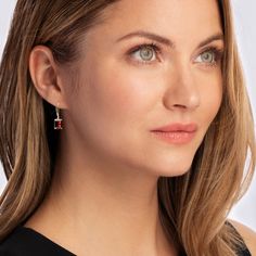 Ross-Simons - 4.90 ct. t. w. Garnet Drop Earrings in 14kt Yellow Gold. 4.90 ct. t. w. emerald-cut garnets suspend gracefully in 14kt yellow gold, boasting rich and vibrant color. Pair these glowing beauties with casual or formal looks! Polished finish. Hanging length is 1?. Leverback, garnet drop earrings. Garnet birthstones are the perfect gift for January birthdays. Fine Jewelry With Ear Wire For Formal Occasions, Formal Fine Jewelry Diamond Earrings With Ear Wire, Formal Fine Jewelry Diamond Earrings With Lever Back, Formal Fine Jewelry Earrings With Lever Back, Garnet Drop Earrings, Garnet Birthstone, Formal Looks, Emerald Cut, Garnet