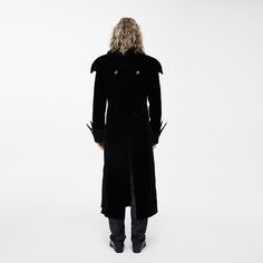 Shop this season’s stylish gothic victorian black men's vintage long jacket crafted from polyester. perfect for capturing a goth style look, this men’s coat is a must-have for your wardrobe. buy now and get free shipping. Medieval Long Sleeve Outerwear For Alternative Fashion, Steampunk Long Sleeve Outerwear For Larp, Gothic Long Sleeve Outerwear For Larp, Gothic Outerwear For Larp In Fall, Fall Gothic Outerwear For Larp, Medieval Style Outerwear For Halloween, Gothic Long Coat For Larp, Medieval Long Coat For Halloween, Vampire Style Winter Costume Outerwear