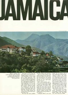 the front page of a magazine about jamaica