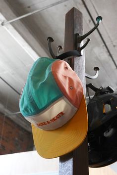 Introducing our newest addition to the club! Bake and Skate’s first ever hat 🥹 Coral, mustard, teal, cream, and orange never looked better together. Adjustable buckle back. We only made 50 of these hats so don’t sleep on this release! Be one of the first few to rep this bad boy. Retro Multicolor Hats For Outdoor, Retro Multicolor Snapback Baseball Cap, Retro Outdoor Cap, Retro Multicolor Snapback Hat, Retro Outdoor Hat, Retro Outdoor Hat With Snapback, Retro Outdoor Snapback Hat, Retro Outdoor Hat, One Size Fits Most, Multicolor 5-panel Hat For Streetwear