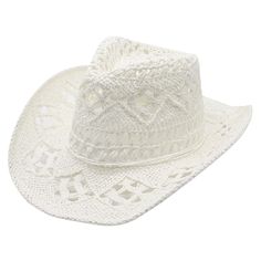 PRICES MAY VARY. 👒One Size Fit Most: The cowboy hats for women measure about 22inch, fit most ladies women girls. They are lightweight, breathable and comfortable wear. 👒Effectively Sun Protection: The straw cowboy hats for women can protect you from the hot sun all day long. The wide brim covers all your facial region and neck and shades them perfectly wherever you go. Helps you enjoy your outdoor activities like playing under the sun, having outdoor adventures, hiking, swimming, exploring or White Cowgirl Hat, Cowboy Straw Hat, Cowboy Hats Women, Outdoor Hut, Mens Sun Hats, Straw Cowboy Hat, Riding Hats, Western Cowboy Hats, Wide Brim Sun Hat