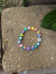 Summer Charm Bracelet! Made with clay charms and stretchy string so you don't have to worry about it being to small! super cute and preppy and perfect bracelet to wear in the summer Clay Charms, Jewelry Bracelets, Super Cute, Charms, Beaded Bracelets, Charm Bracelet, Bracelet, How To Wear, Jewellery Bracelets