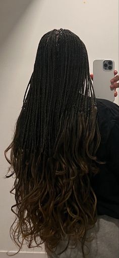 French Style Braids, French Tip Braids, French Braids Hairstyles For Black Women, Braids With Curls Hairstyles Black Women, Braids Hair Styles For Black Women, Braid Hair Styles For Black Women, Black French Braids, French Curled Braids, Box Braids French Curls