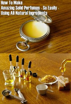 Blog » How To Make Amazing Homemade Solid Perfumes Using All Natural Ingredients Homemade Perfume, Perfume Recipes, Diy Kosmetik, Diy Perfume, Making Soap, Diy Cosmetics, Homemade Bath Products, Natural Care, Diy Body