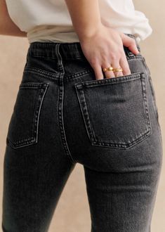 5-pocket mid-rise jeans ;Slightly tapered straight cut ;Button fly ;Inside leg length 70 cm / 27.5 in (for a 36) Jeans Photoshoot, Jeans Photography, Lifestyle Dresses, Denim Suit, Fashion For Petite Women, French Beauty, Bleached Denim, Swimwear Dress, Favourite Colour