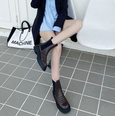 Ankle Length Boots, Floaty Dress, Brown Ankle Boots, Character Shoes