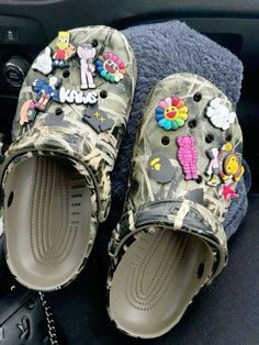 #kaws #crocs #fyp #pinterest Crocs Fashion, Custom Shoes Diy, Kicks Shoes, Shoes Outfit Fashion, Cute Slippers