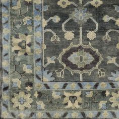 Surya Antique ATQ-1008 Oriental Wool Area Rugs | Rugs Direct Surya Rugs, Rug Direct, Green Area Rugs, Antique Design, Nebraska Furniture Mart, Antique Rug, Rug Sale, Area Rugs For Sale