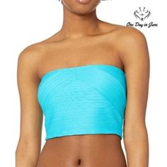 Bcbgeneration Standard Midkini Bikini Top Swimsuit Color: Blue Condition: Nwt Brand: Bcbgeneration Size: Xxs Material: Polyester/Spandex 5892 Blue Tube Top With Built-in Bra For Summer, Strapless Seamless Summer Tankini, Chic Blue Strapless Swimwear, Chic Summer Swimming Tube Top, Chic Blue Tankini For Swimming, Summer Bandeau Tube Top With Lined Body, Fitted Seamless Tankini For Beach Party, Fitted Bandeau Tankini For Poolside, Blue Lined Tankini For Spring