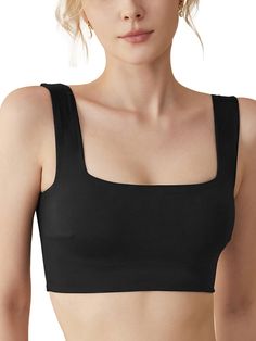 PRICES MAY VARY. NOTE - We suggest choosing one size larger than usual sports bras for a more comfortable fit. Please check the size chart in the picture before ordering. SOFT & COMFORTABLE MATERIAL - Crafted from lightweight, breathable fabric, our crop tank longline sports bra offers a smooth, stretchy feel. Sweat-wicking properties keep you dry during workouts, while the elastic hem ensures comfort and ease of movement. IDEAL VERSATILE WEAR - Whether at the gym or lounging around in sweatpant Stretch Workout, Year Goals, Workout Bra, Gym Bra, Lounge Bra, Padded Bralette, Womens Sports, Sweatpants Shorts, Soft Bra