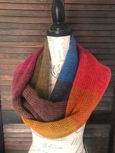 Cozy, lightweight multi-colored infinity scarf ✨ + 100% premium variegated acrylic yarn (vegan) + Lion Brand Mandala yarn in Chimera (colors will vary slightly) + gently hand wash and dry flat, or machine wash and dry on delicate cycle. Machine washing can slightly pill the fabric, but it also makes it expand and get softer. shop small * support handmade ❤️ Multicolor Scarf, One Size, For Fall, Multicolor One Size Scarf For Fall, One-size Multicolor Scarf For Fall, Multicolor One Size Scarves For Fall, One Size Multicolor Scarves For Fall, Multicolor One Size Infinity Scarf For Fall, Multicolor One-size Infinity Scarf For Fall, One Size Multicolor Infinity Loop Scarf, Casual Multicolor One Size Infinity Scarf