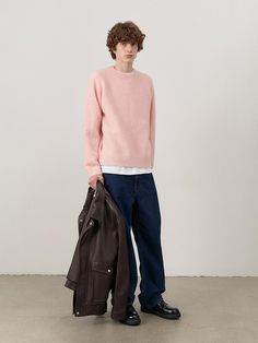 Composition : SHELL: WOOL 80%, NYLON 18%, POLYURETHANE 2%Country of Origin : CHINA Shaggy Dog, Dog Sweater, Soft Pink, Knitwear, Composition, China, Mens Outfits, Wool, Pink