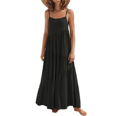 Womens Summer Dresses Loose Sleeveless Spaghetti Strap Asymmetric Tiered Maxi Dress Product Details Size: Large Color: Black Brand: No Brand Mpn: Does Not Apply Upc: Does Not Apply Ean: Does Not Apply * Package Dimensions : 13.43 X 10.2 X 0.98 Inches; 4.8 Ounces * Department : Womens * Date First Available : March 10, 2023 Black Sleeveless Dress For Beach, Summer Black Sleeveless Dress With Adjustable Straps, Black Sleeveless Dress With Adjustable Straps For Summer, Black Maxi Dress With Adjustable Straps For Summer, Casual Black Maxi Dress With Adjustable Straps, Summer Sleeveless Black Dress With Asymmetrical Hem, Black Sleeveless Summer Dress With Asymmetrical Hem, Black Flowy Sleeveless Beach Dress, Black Maxi Dress With Spaghetti Straps For Summer