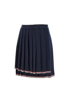 84% wool 15% polyamide 1% elastane Navy Fitted Skort For Workwear, Fitted Navy Skort For Work, Fitted Wool Skirt Short Length, Navy Fitted Mini Pleated Skirt, Wool Pleated Skirt With Lining, Fitted Navy Pleated Mini Skirt, Navy Lined Tennis Skirt, Navy Fitted Tennis Skirt, Fitted Navy Tennis Skirt For Spring