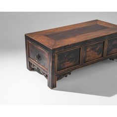 This exquisite 1900s Chinese wooden trunk is a remarkable piece of antique furniture that brings both functionality and a touch of history to your home. Featuring its original patina, this trunk showcases the rich, time-worn beauty of aged wood, with intricate carvings and traditional Chinese design elements. Perfect for storing blankets, linens, or other treasures, it adds a sense of timeless elegance to any room. The sturdy construction ensures durability, while the unique finish highlights its historical significance. This trunk is not just a storage solution but also a statement piece that embodies the craftsmanship and cultural heritage of early 20th-century China. Goyard Trunk, Wooden Trunk, Wicker Trunk, Wooden Trunks, Storing Blankets, Aged Wood, Antique Trunk, Trunks And Chests, Storage Trunks