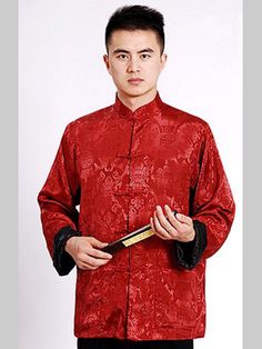 www.GoodOrient.com(Chinese clothing,Chinese product,Chinese style,Asian style,Chinese man pants) Tops Traditional, Chinese Wedding Favors, Chinese Jacket, Women Costume, Silk Clothes, Silk Tops, Chinese Man, Vintage Blouse