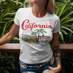 Introducing the California Ladies T-shirt, the perfect addition to your wardrobe for a fashionably casual look. This signature style from Next Level is crafted from 100% combed, ring-spun cotton, making it super-soft and comfortable to wear. With a slim fit and longer body length, this tee is designed to flatter your feminine curves. Available in sizes S to 3XL, this classic tee is a must-have for every fashion-conscious woman. The light fabric (4.3 oz/yd² (146 g/m²)) ensures that you stay cool Ladies T Shirt, Boyfriend Tee, Casual Look, Signature Style, Next Level, Black Tshirt, Light Fabric, Casual Looks, Pin Up