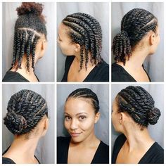 Natural Hair Tutorials, Flat Twist, Natural Hair Tips, Hair Crush