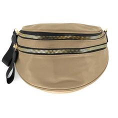 Our best-selling nylon fanny is back in new colors! This bag holds so much and is great for on the go so you can be hands-free! Measures 9.25 x 7 x 5 inches Trendy Nylon Crossbody Belt Bag, Nylon Belt Bag With Zipper For On-the-go, Nylon Belt Bag With Zipper Closure For On-the-go, Beige Nylon Bag With Cell Phone Pocket, Beige Crossbody Belt Bag With Zipper Closure, Trendy Nylon Bag With Zipper Pouch, Functional Beige Belt Bag With Zipper, Nylon Crossbody Bag With Zipper Pouch, Fanny Pack