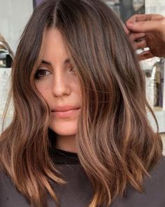 Brown Hair Balayage, Long Brown Hair, Hair Inspo Color, Brown Hair Colors, Brunette Hair, Great Hair, Hair Cut