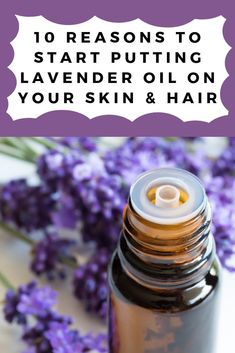 The aroma of lavender oil can do some impressive things, but rubbing the oil into your skin and hair might just be the best way to use this oil. Container Herbs, Lavender Oil For Skin, Plant Books, Wijaya Kusuma, Lavender Benefits, Pomegranate Seed Oil, Essential Oils For Hair, Increase Energy