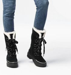 WOMEN'S TIVOLI™ IV TALL BOOT Sorel Tall Boots, Best Winter Boots Women Nordstrom, Utah Fashion Winter, Best Winter Boots Women, Extreme Cold Weather Outfits, Cute Winter Outfits For Snow, Ski Weekend Outfit, Winter Boots Women Outfits, Sketch Outfits